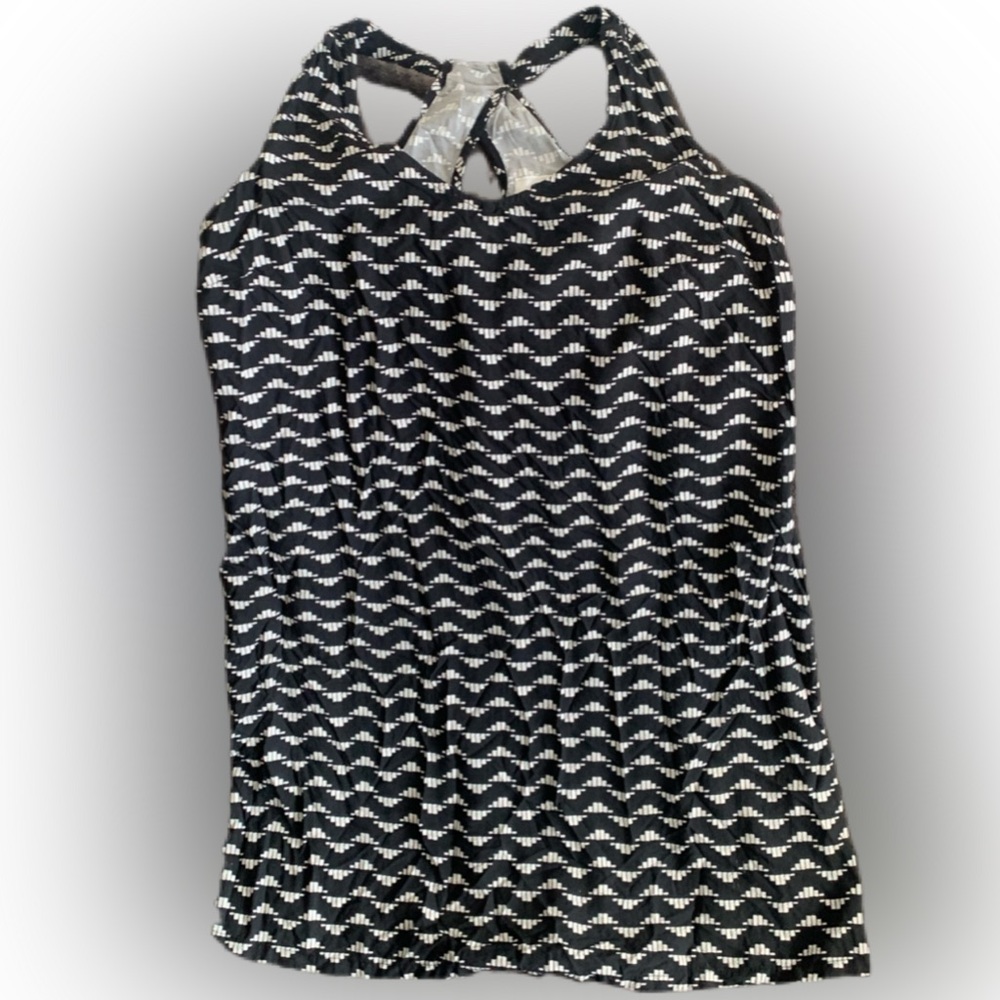 Pre Owned Women's Old Navy Sleeveless Top Blouse Geometric Sz SP Casual Style